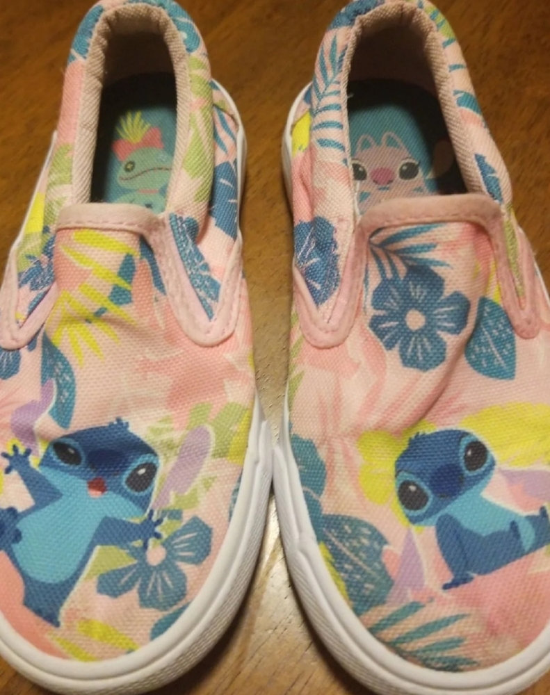 Disney Stitch slip on shoes